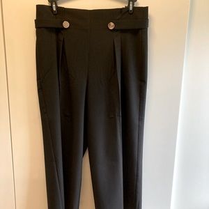 NWT! High waist wide leg crop pants size XL.